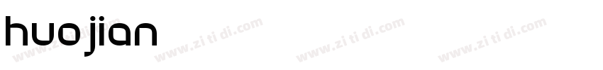 Huojian 01字体转换